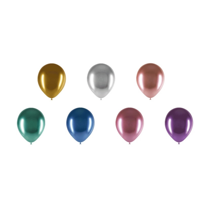 Bolsa 50 globos Espejo Brilliant 30cm