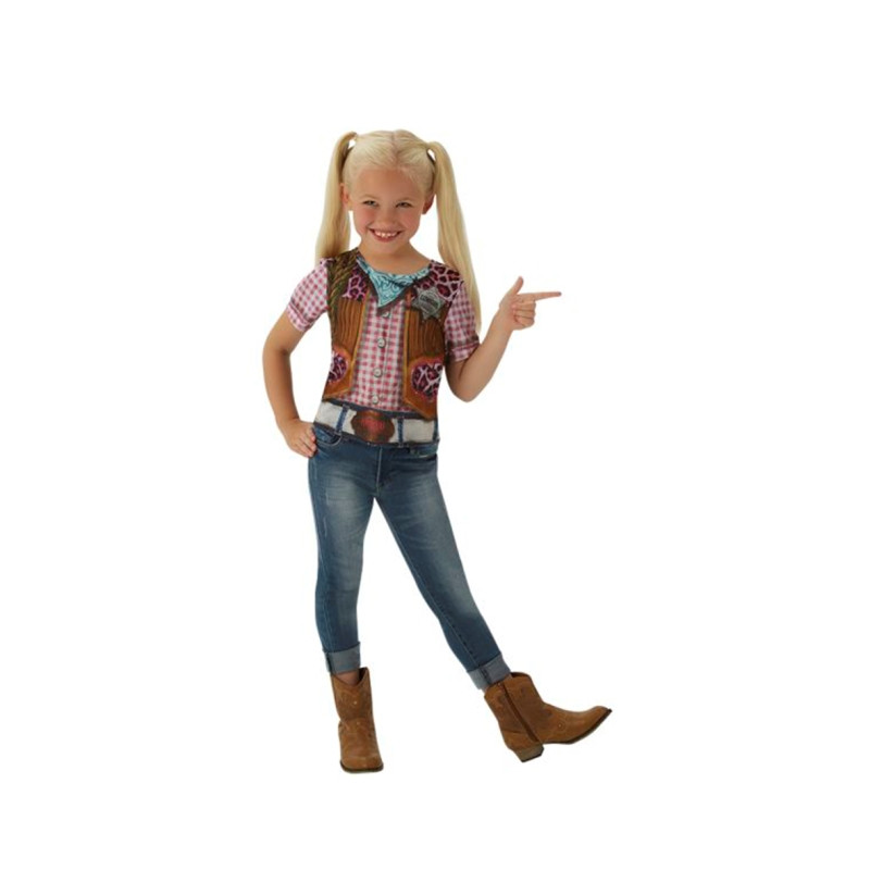 Camiseta Cowgirl Impresa Infantil
