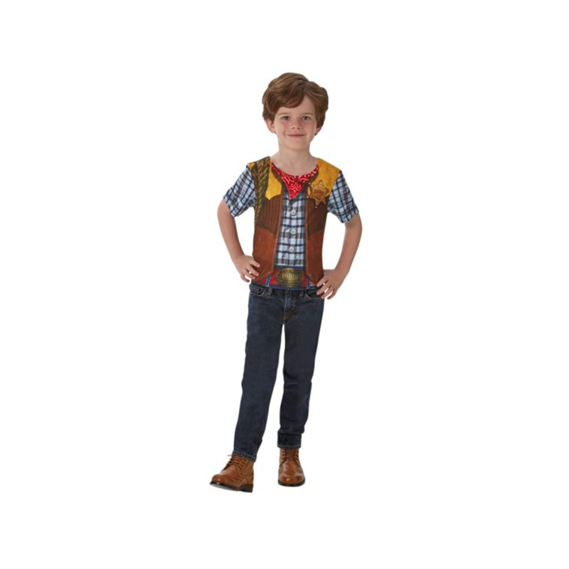 Camiseta Cowboy Impresa Infantil.