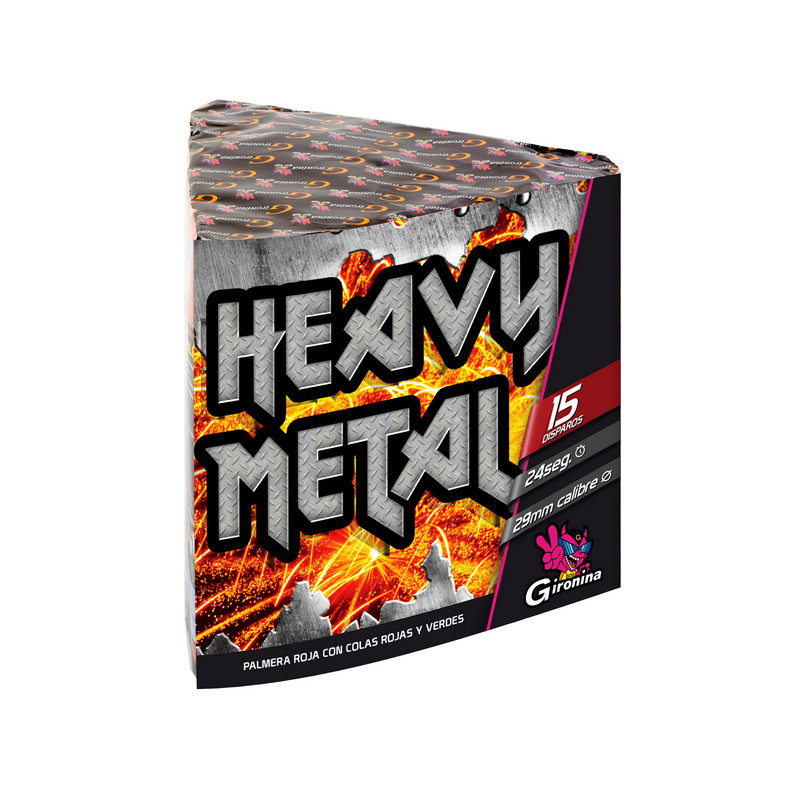 Batería Heavy Metal 15 Disparos, 24''