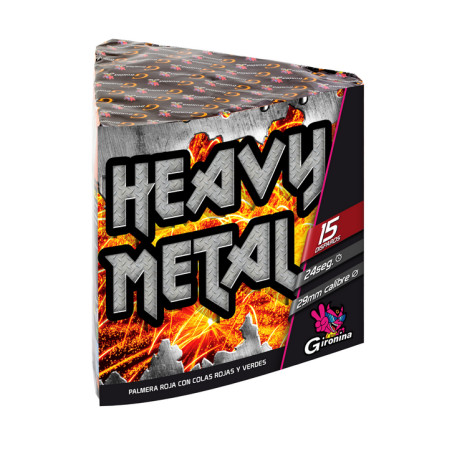 Batería Heavy Metal 15 Disparos, 24''