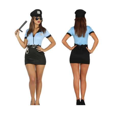 Disfraz Policía Azul Chica Adulta