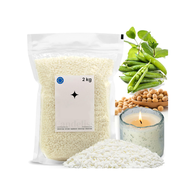 Cera de Soja para velas 2Kg