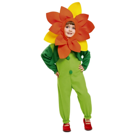 Disfraz Flor Infantil, 4-6, 7-10 y 11-14 años