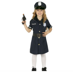 Disfraz Policía American Niña Infantil