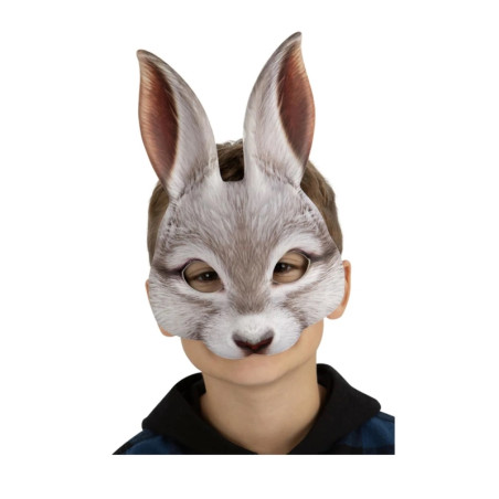 Máscara de Conejo Blanco Infantil
