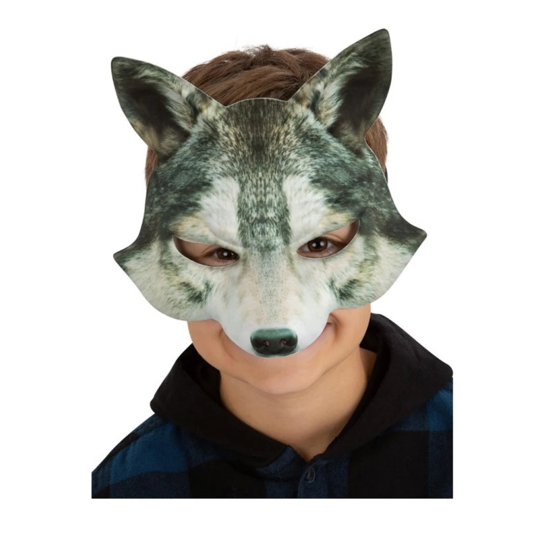 Máscara de lobo Infantil