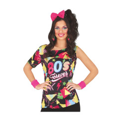 Camiseta Forever Años 80 Mujer Adulta