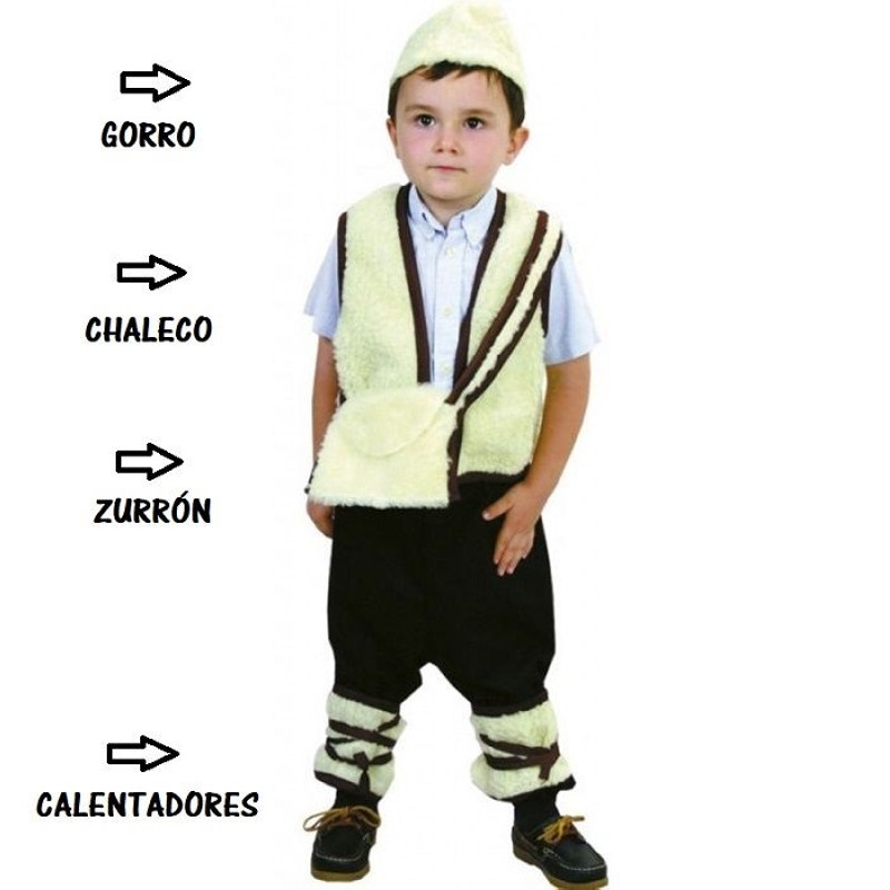 Disfraz Pastor Infantil, 3-4 años