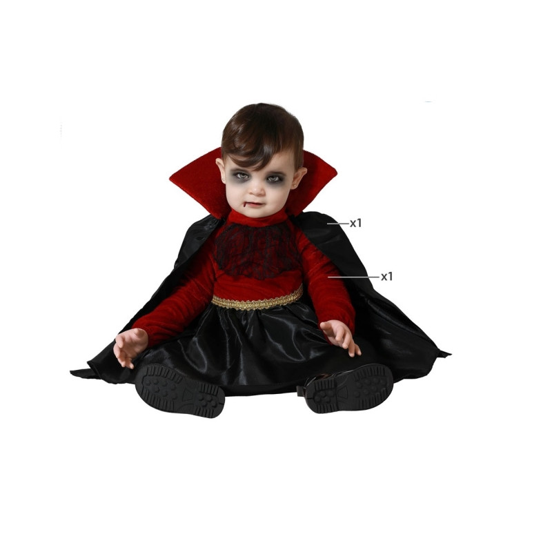 Disfraz Vampiresa Bebe, 6-12 meses