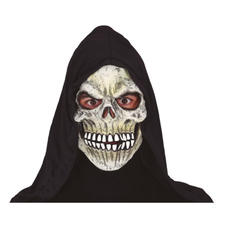 Mascara Esqueleto con Capucha, Pvc