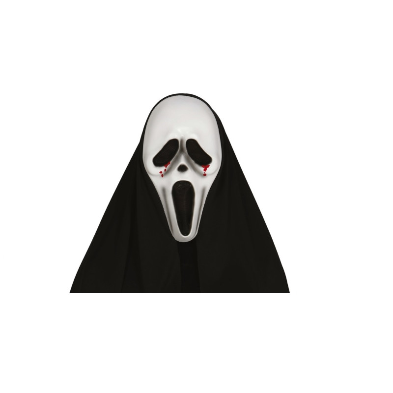 Mascara Asesino del Cuchillo con Capucha Pvc