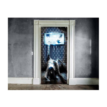 Decoración Puerta Scary Tv 80x180cm