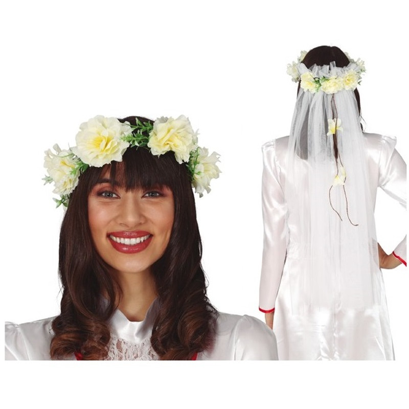 Tira de Flores con Velo