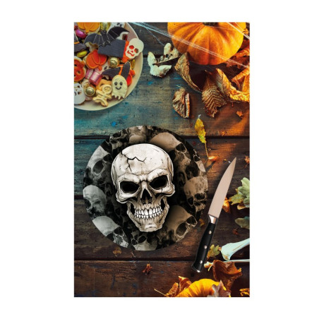 Platos Calavera 23 cm (6 Uds)