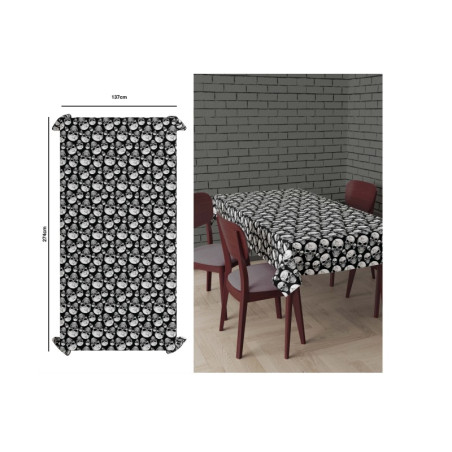 Mantel Calaveras 137x274cm