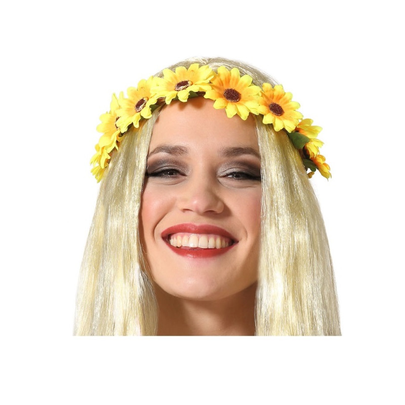 Tocado Flores Amarilla