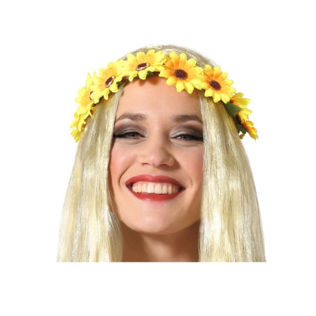 Tocado Flores Amarilla