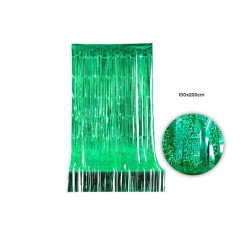 Cortina Decorativa, Verde Holográfico 100x200cm