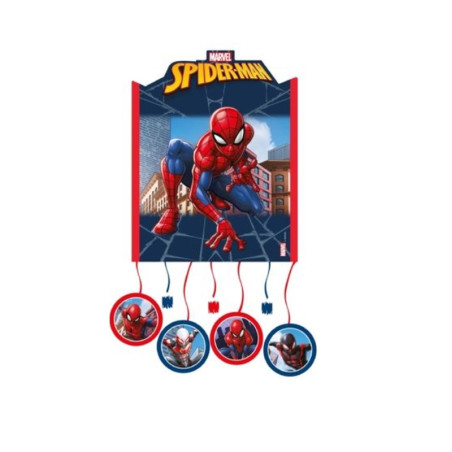 Piñata Spiderman Crime  27x21cm
