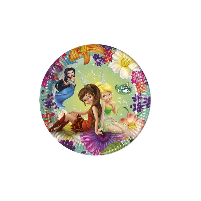 Platos Fairies Magic Disney 20cm (8 Unid)