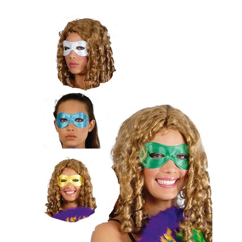 Antifaz Pierrot Seda Extra, 4 colores surtidos