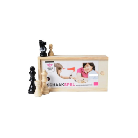 Fichas Ajedrez Caja Madera Nº3