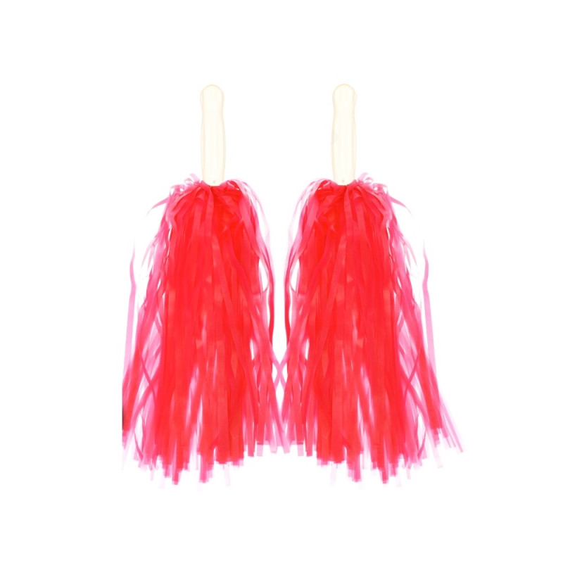 Par de Pompones Rojos Junior 