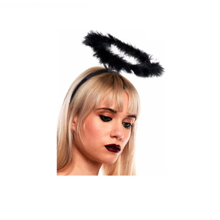 Diadema Ángel Negro C/Marabú 