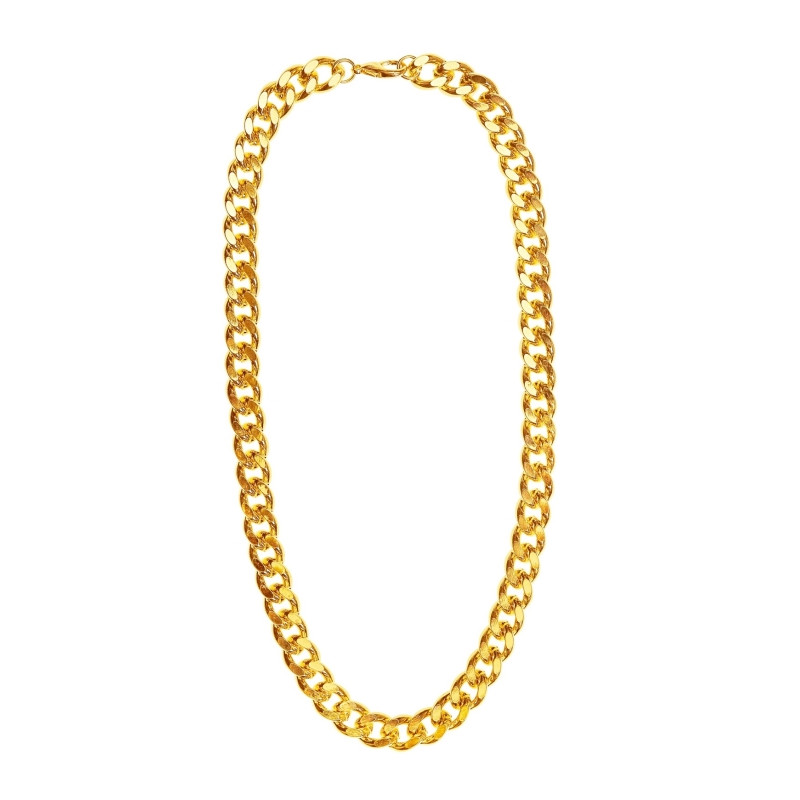 Collar Dorado 60cm, Años 80