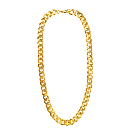 Collar Dorado 60cm, Años 80