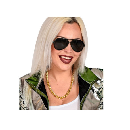 Collar Dorado 60cm, Años 80