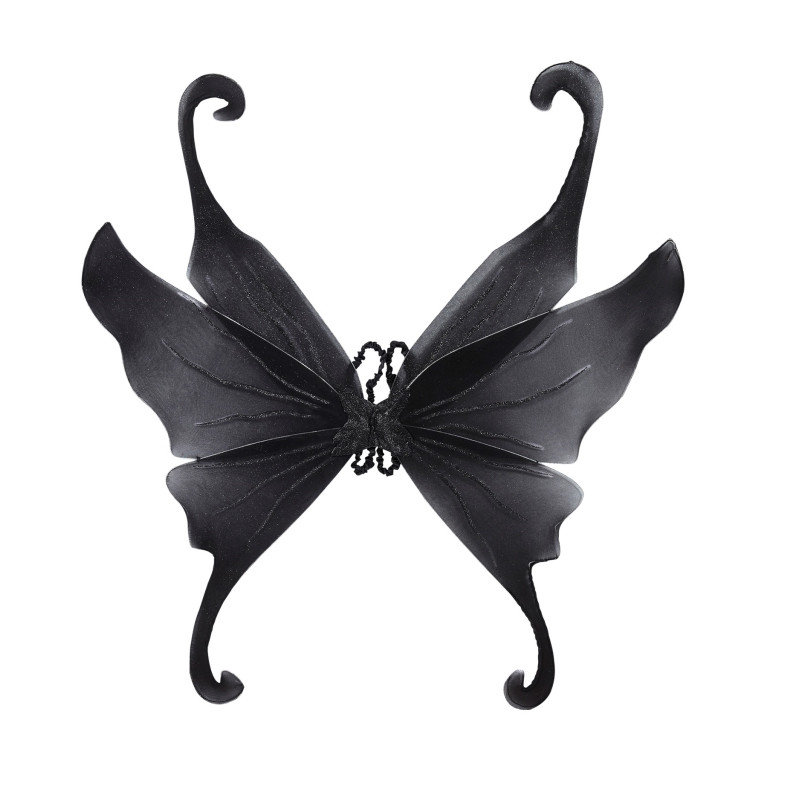 Alas Negras Glitter 95x110cm