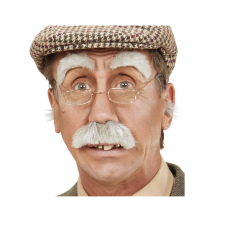 Bigote y Cejas Abuelo, Gris
