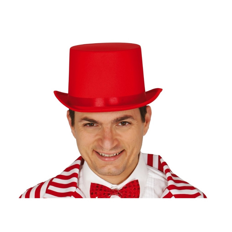 Chistera Roja Fieltro HQ Adulto 