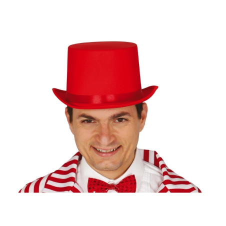 Chistera Roja Fieltro HQ Adulto 