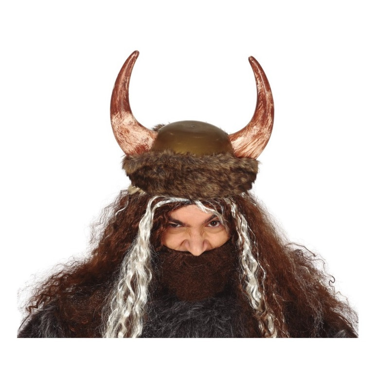 Casco Vikingo C/Piel