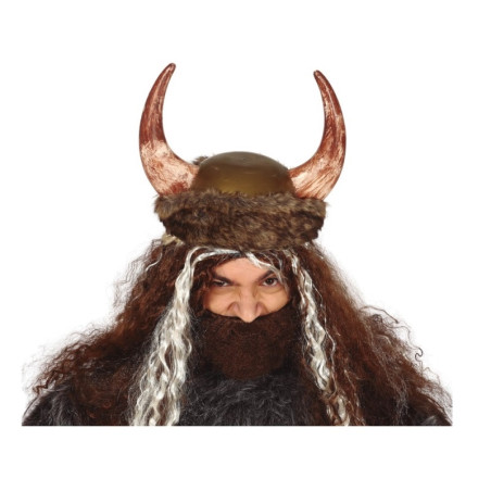 Casco Vikingo C/Piel