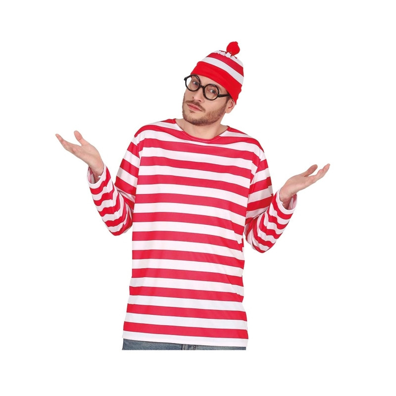 Conjunto Perdido ''Wally'' (Gorro, Camiseta) Adulto