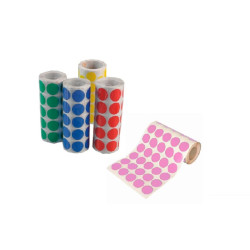 Rollo 1710 Gomets Adhesivos Circulo Grande
