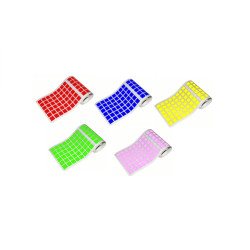 Rollo 2736 Gomets Adhesivos Cuadrado Mediano