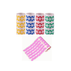 Rollo 4446 Gomets Adhesivos Triángulo Mediano