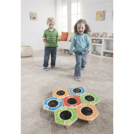 Juego Lanzamiento y Puntería Madera