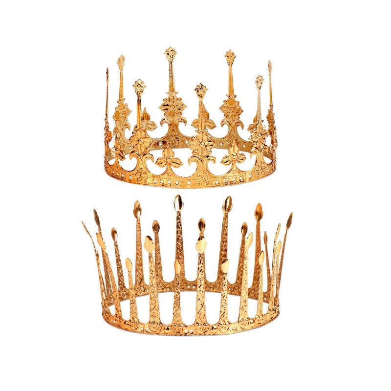 Corona Dorada Aluminio Luxe (2 Modelos Surtidos)