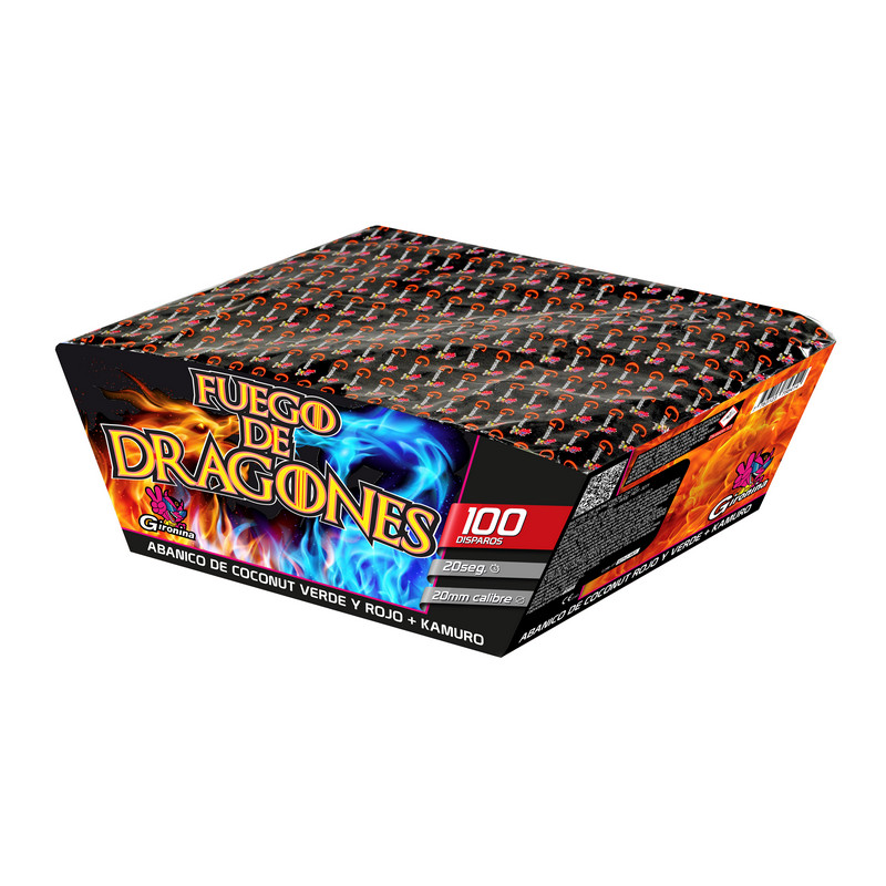 Batería Fuego de Dragones 100 Disparos, 35 Seg.