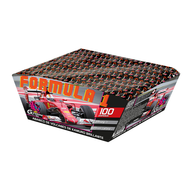 Batería Formula 1 - 100 Disparos Abanico