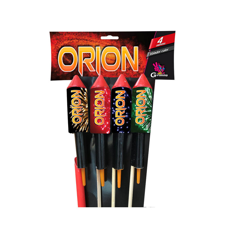 Volador Color Orion Extra (4 Unid)