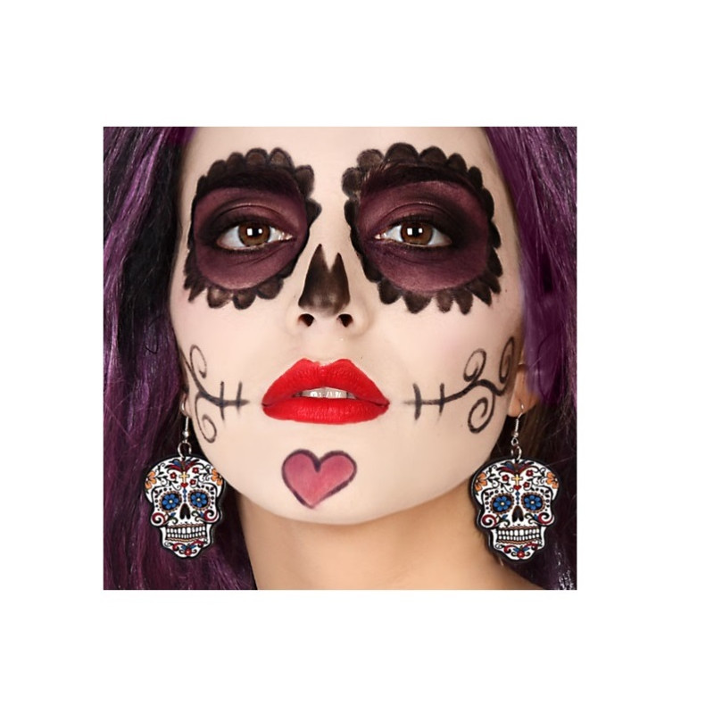 Pendientes Calavera Catrina