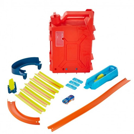 Caja Acrobacias Lata de Gasolina HOT WHEELS