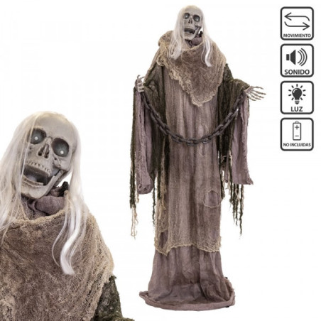 Muerte Luz/Sonido/Movimiento Beige 153x16x198 cm